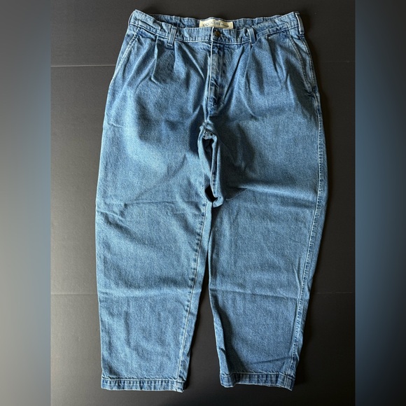Vintage Dockers Pleated Denim Pants Men’s 38x30 Classic Fit - Picture 1 of 9